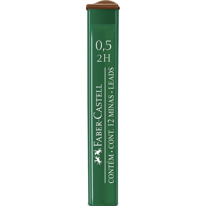 MINE FABER CASTELL 0.5MM  CF.12  2H