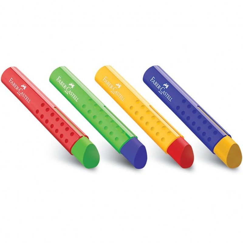 GOMMA TRI FABER CASTELL SLEEVE COL.ASS.