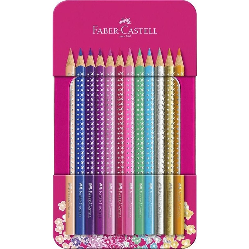 PASTELLI FABER CASTELL SPARKLE / 20 AST.METALLO