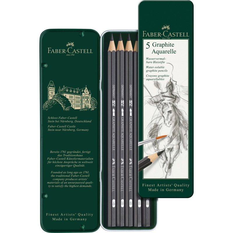 LAPIS FABER CASTELL GRAPHITE AQUARELLE/5