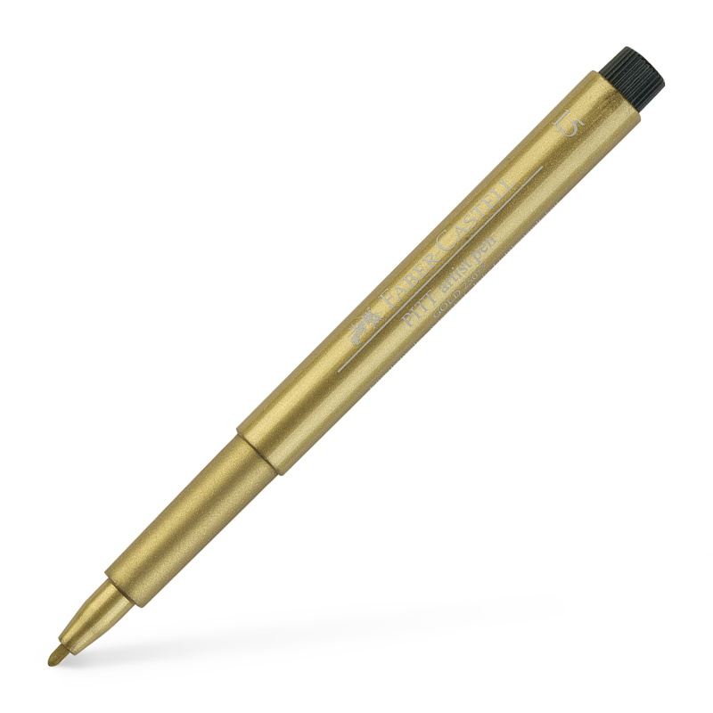 PENNA PITT ARTIST METALLIC FABER CASTELL 1.5MM ORO