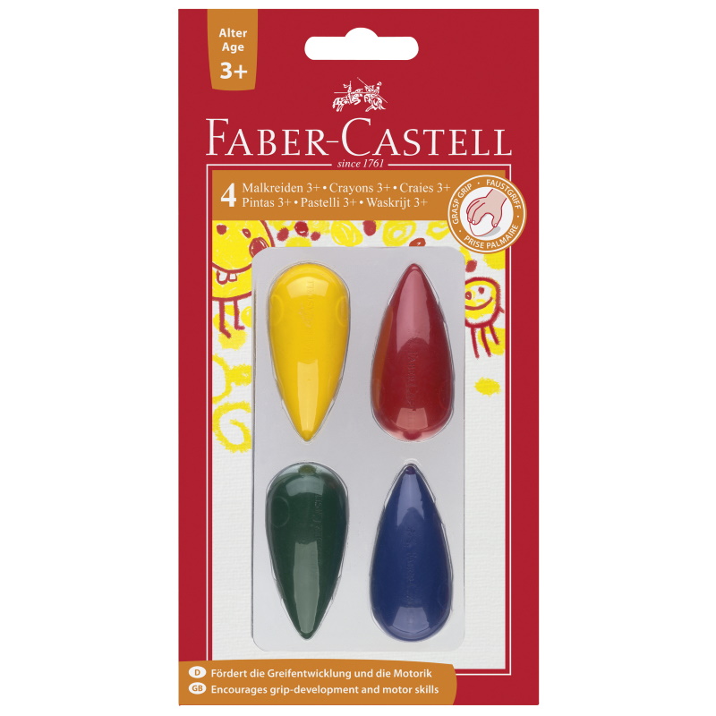 PASTELLI A CERA FABER CASTELL ERGONOMICI/4