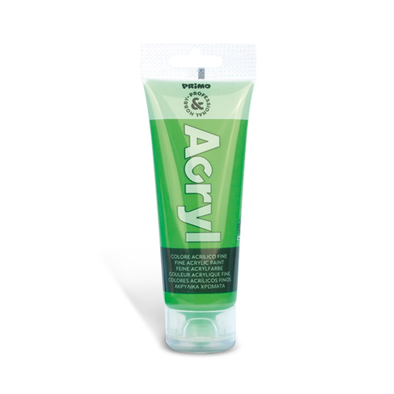 TEMPERA ACRILICA FINE ML.75 PROFESS. VERDE FLUO