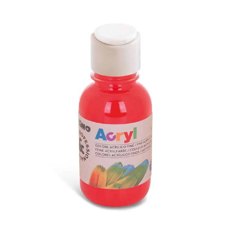 TEMP/ACRILICA PRIMO ML. 125 ROSSO VERMIGLIO PROFESS.