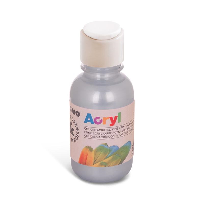 TEMP/ACRILICA PRIMO ML. 125 ARGENTO PROFESS.