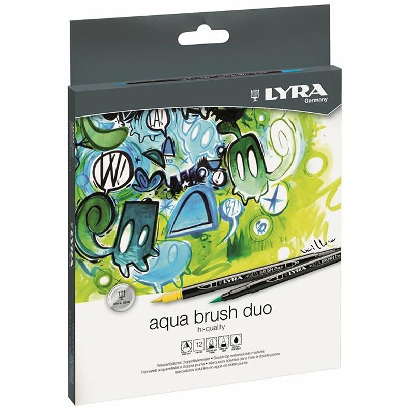 PENNARELLI LYRA AQUA BRUSH DUO / 12