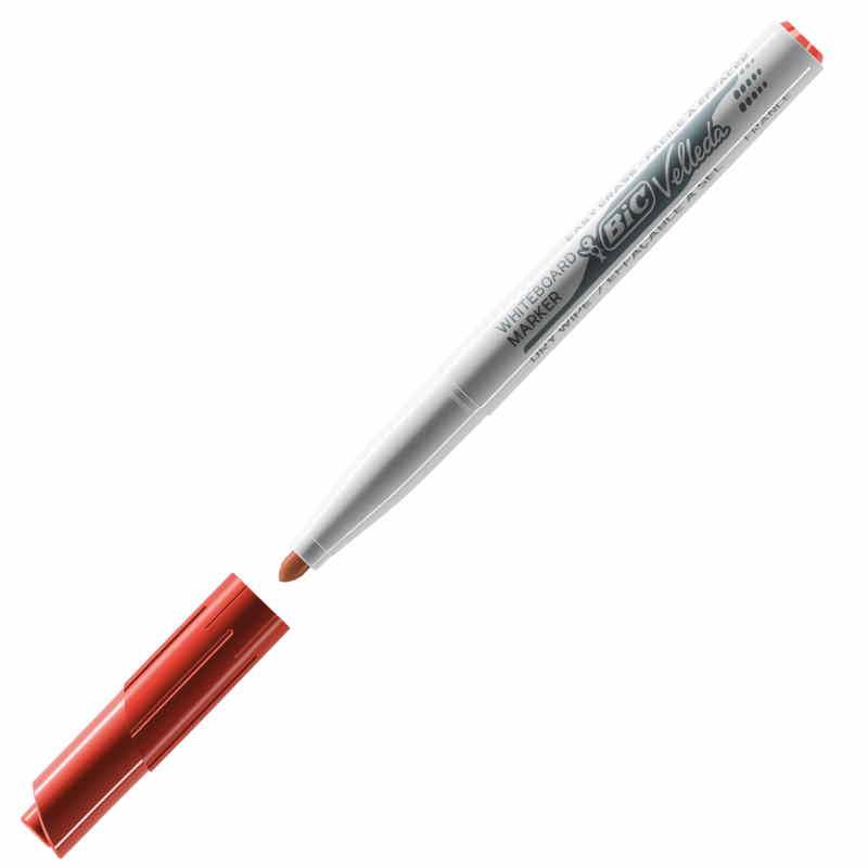 PENNARELLO MARKER  BIC VALLEDA PT. TONDA ROSSO
