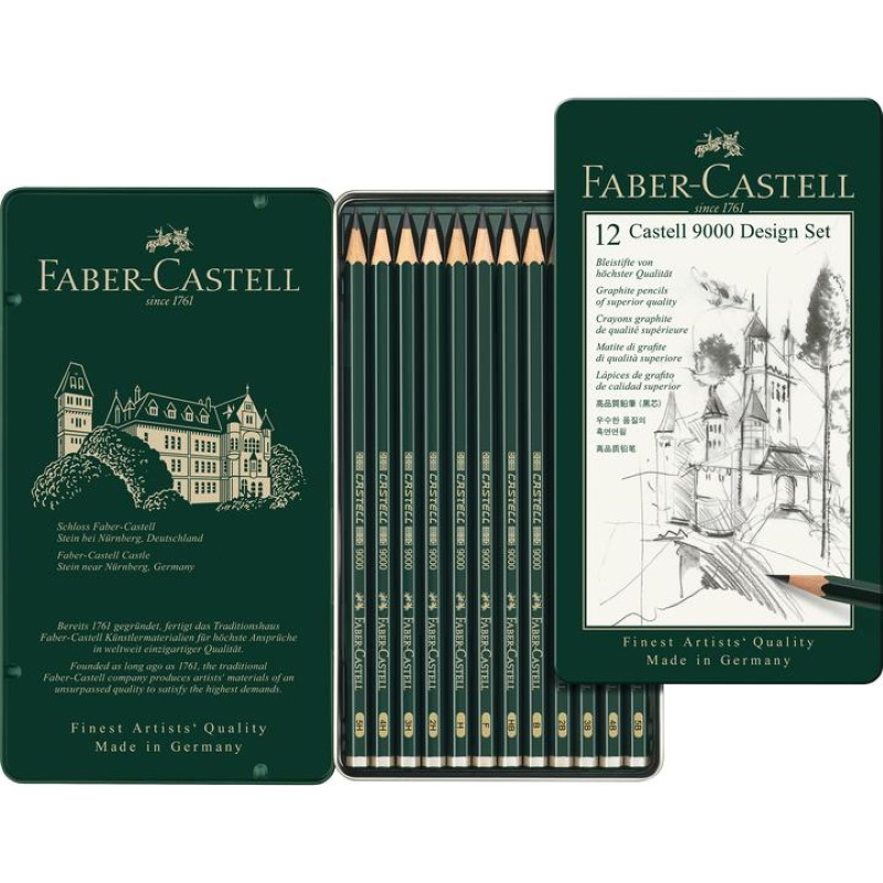 LAPIS FABER CASTEL 900 DESIGN SET/12