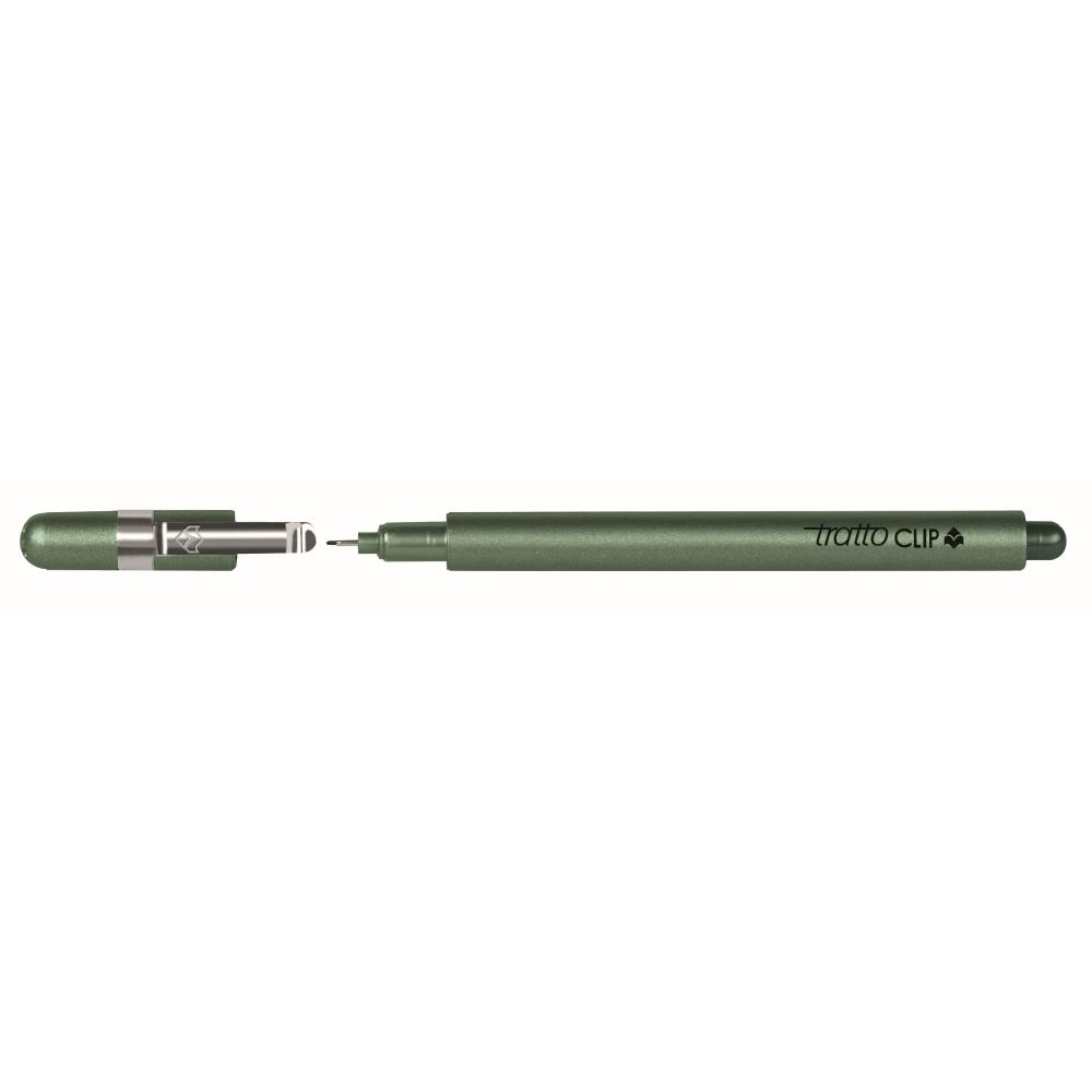 PENNA FELTRO TRATTO CLIP VERDE