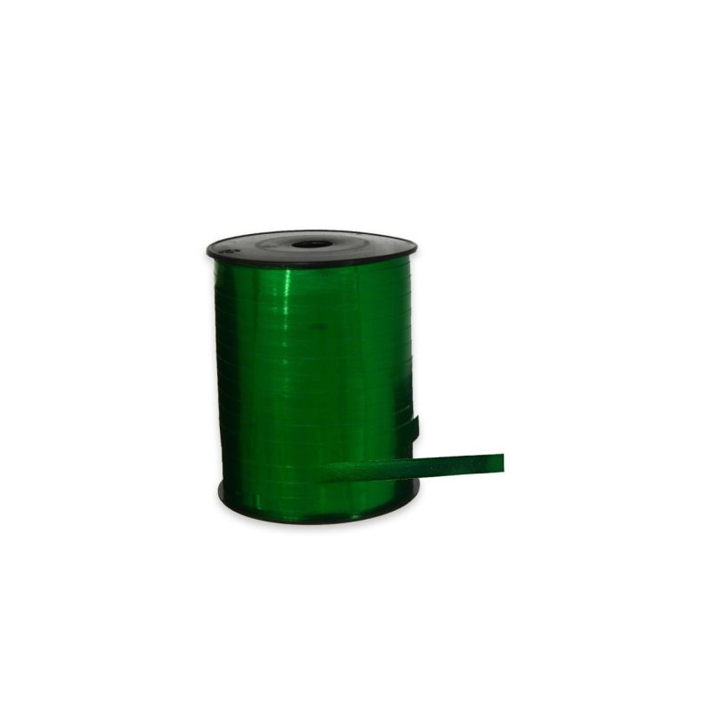 NASTRO REGALO METALL. CM.3X100MT VERDE