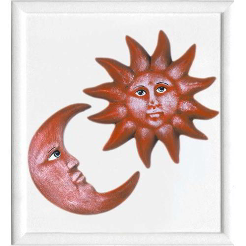 FORMA RILIEVO CM. 21x23 - SOLE/LUNA 1