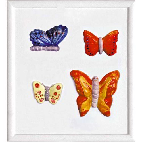 FORMA RILIEVO CM. 21x23 - FARFALLE