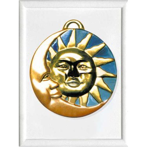 FORMA RILIEVO CM. 29x38 - SOLE / LUNA