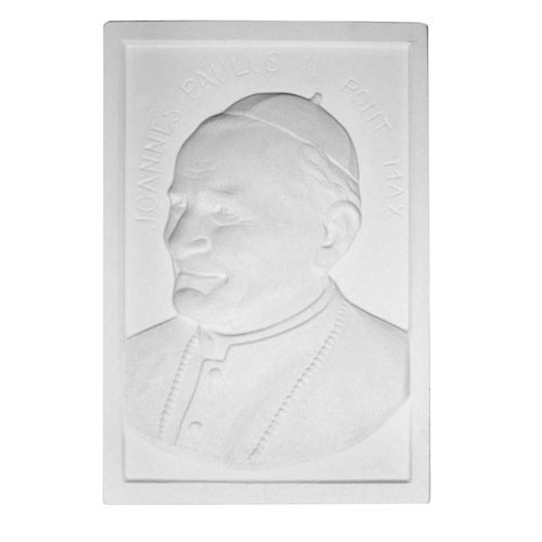 FORMA RILIEVO CM. 29x38 - PAPA GIOVANNI PAOLO II