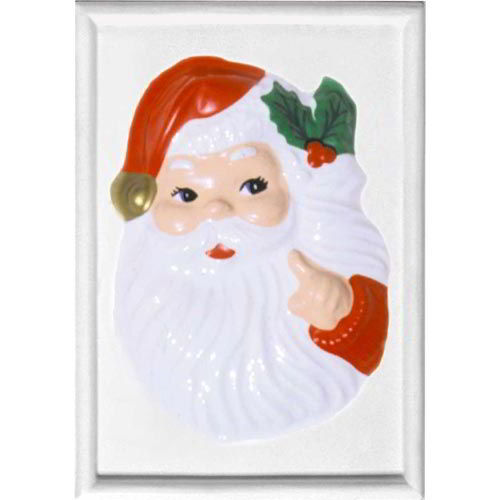 FORMA RILIEVO CM. 13x19 - VISO BABBO NATALE