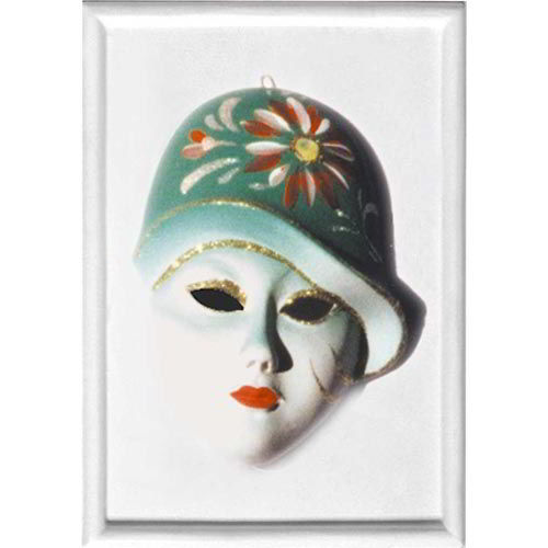FORMA RILIEVO CM. 13x19 - MASCHERA CAPPELLO