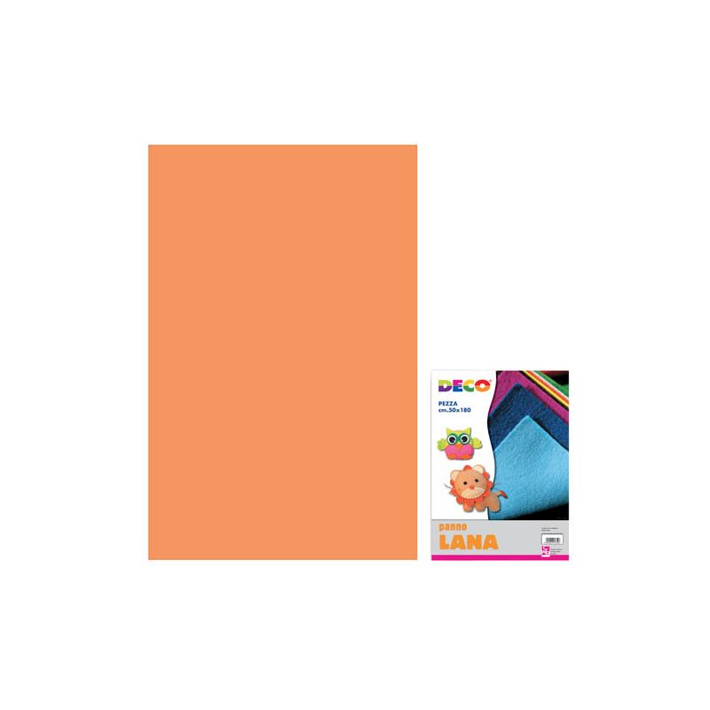 PANNO LANA CM. 50X180 ARANCIO