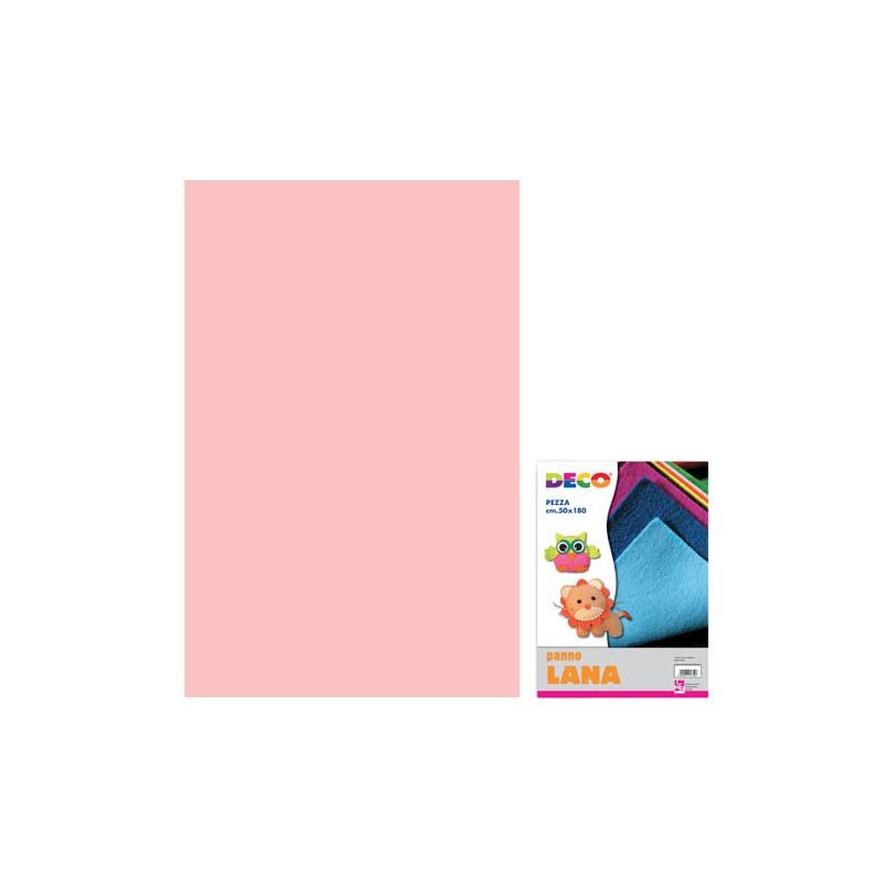 PANNO LANA CM. 50X180 ROSA