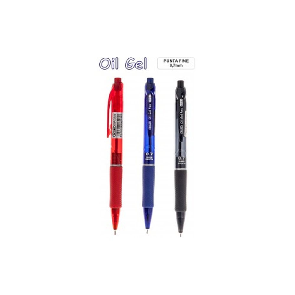 PENNA GEL A SCATTO BLU