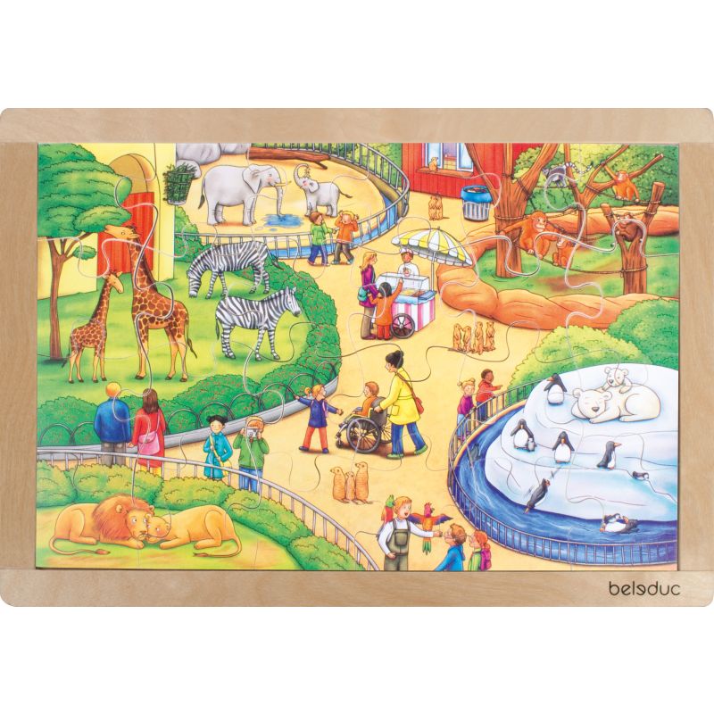 PUZZLE IN LEGNO:ZOO