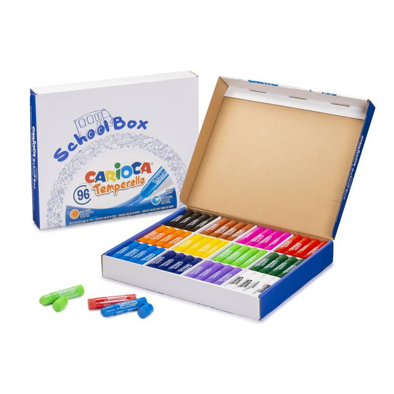 TEMPERA SOLIDA IN STICK SCHOOLPACK PZ.96