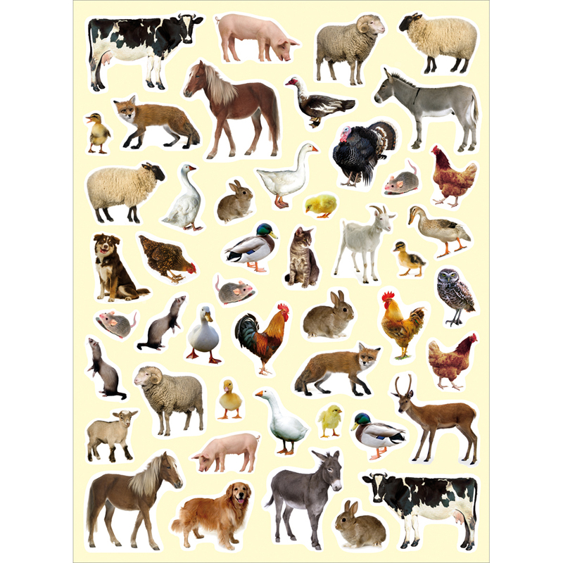 Photo Stickers - Farm Animals  