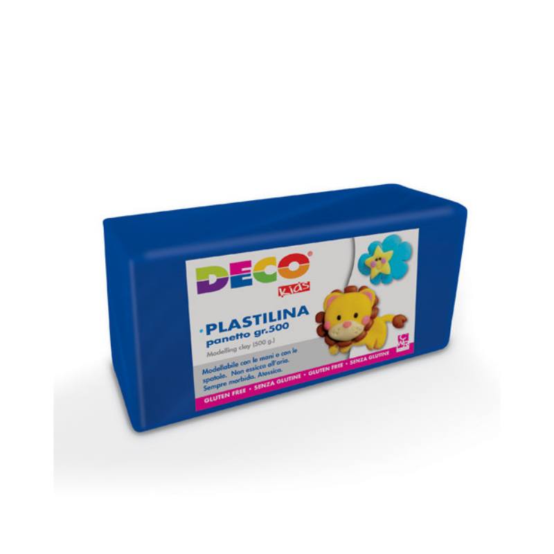 PLASTILINA DECO GR.500 BLU