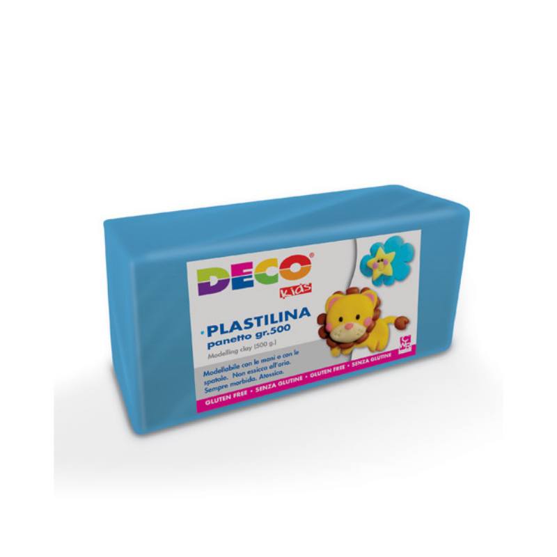 PLASTILINA DECO GR.500 AZZURRO