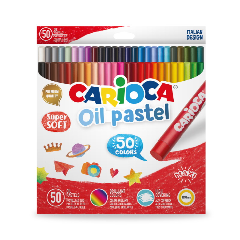 PASTELLI  A OLIO CARIOCA SUPER SOFT - BOX 50