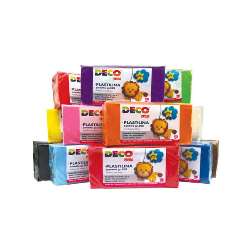 PLASTILINA DECO 12 COL. ASS. TOT. KG. 6