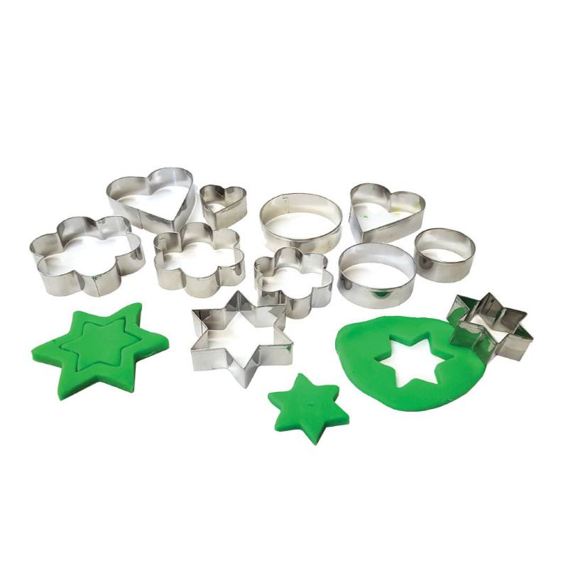 SET STAMPI IN METALLO 12 PZ.