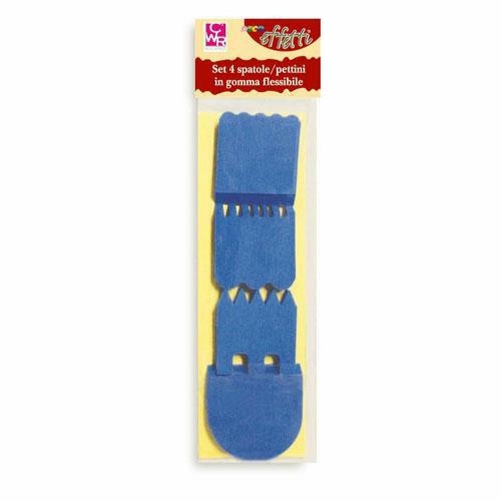 SPATOLE IN GOMMA EVA PZ. 4 ASSORTITE