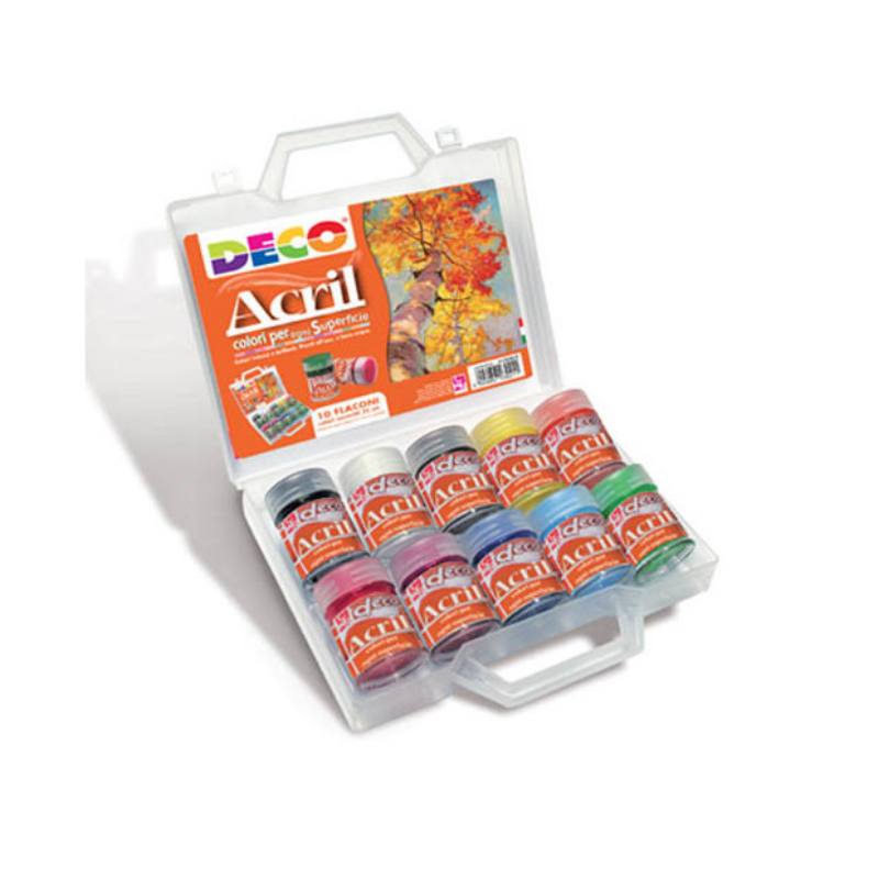 TEMPERA ACRILICA 10 COLORI