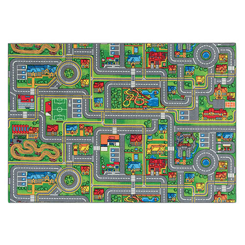 TAPPETO GIOCO CM.95X200 - METROPOLI