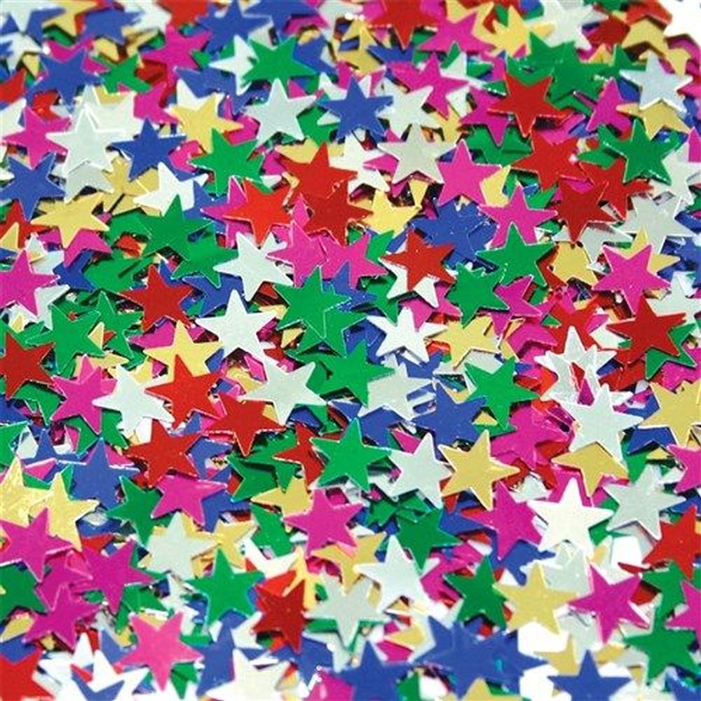 PAILLETTES COLORATE STELLINE METALLIZZATE PZ. 500