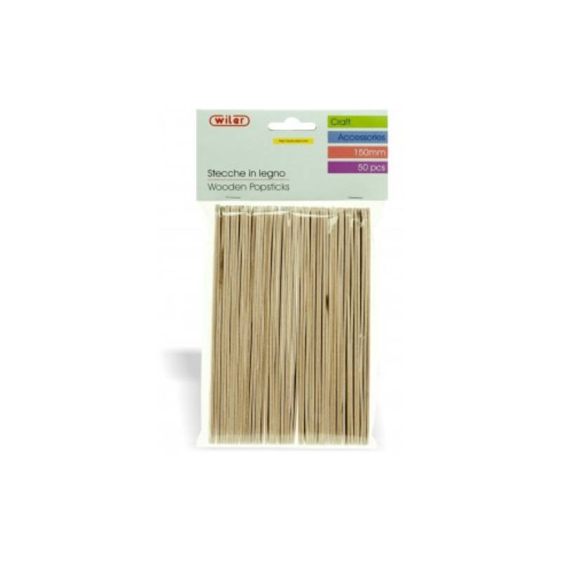 LEGNO DA DECORARE STECCHE NATURALI CM. 15x20  PZ.50