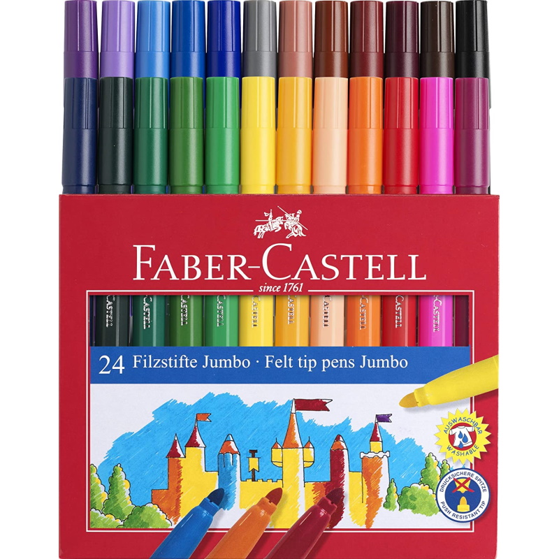 PENNARELLI JUMBO FABER CASTELL 24PZ