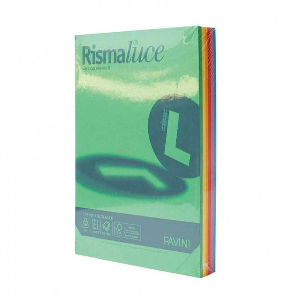 RISMALUCE A4 GR. 140 FG. 200 6 COL. FORTI