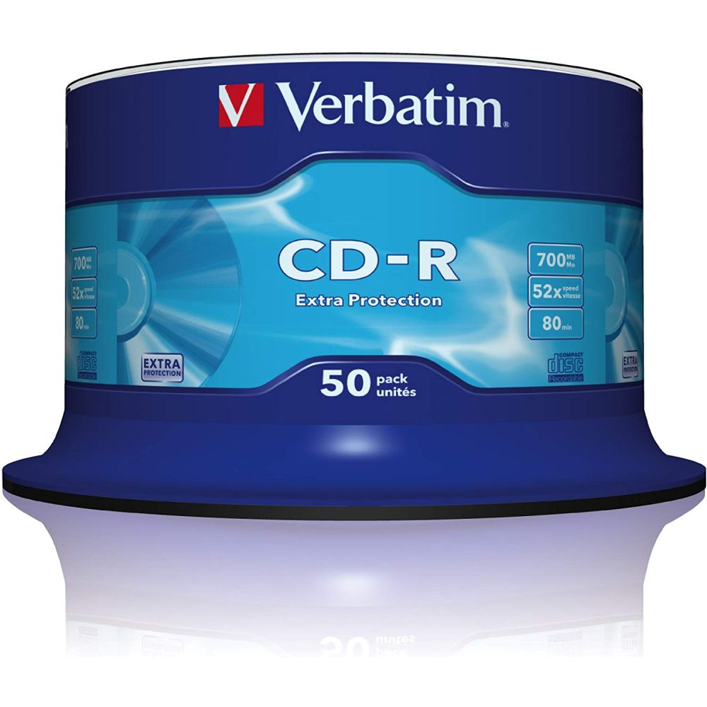 CD-R52X DATA LIFE JEWEL CAMPANA PZ. 50