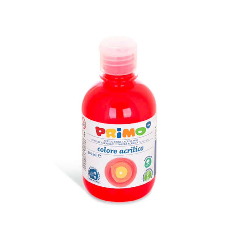 TEMPERA ACRILICA PRIMO 300ML ROSSO