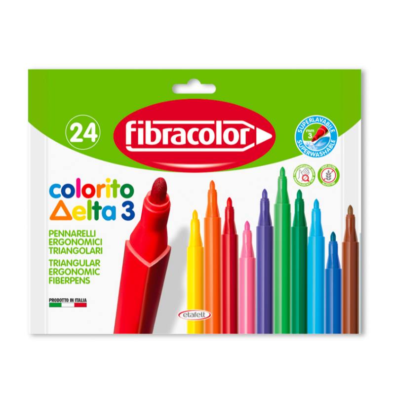 PENNARELLI COLORITO DELTA 3 PZ.24