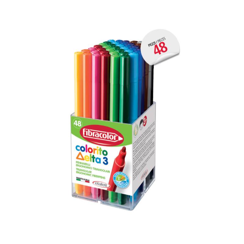 PENNARELLI COLORITO DELTA 3 PZ.48