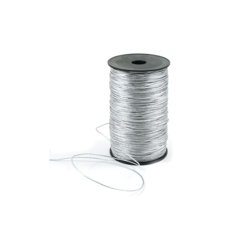 CORDONCINO METALLIZZATO Ø13 MT.10 ARGENTO