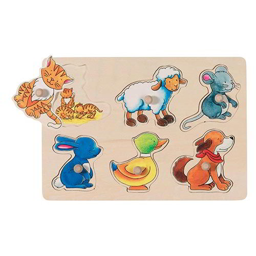 PUZZLE ALZA E GUARDA CM.30X21 - MAMMA E FIGLIO (6 PZ.)