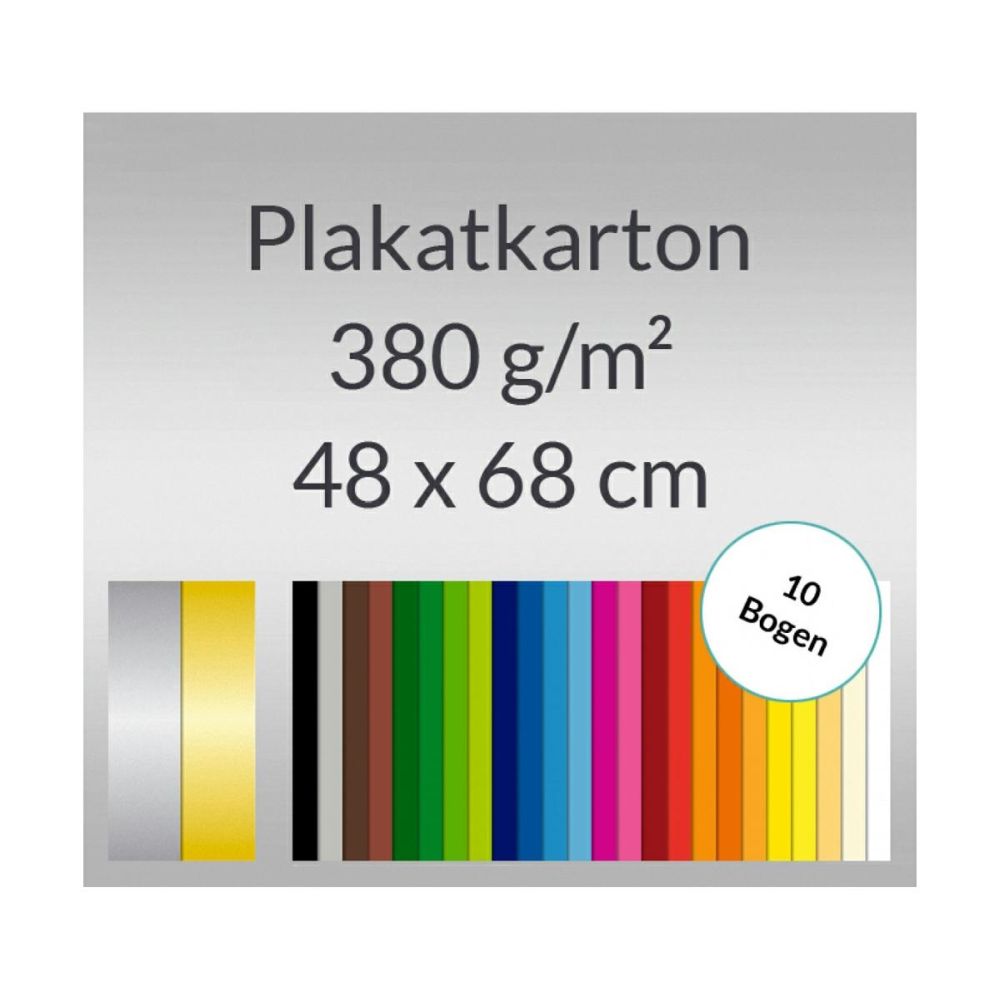 CARTONE SPESSO 48X68 GR. 380 ARGENTO