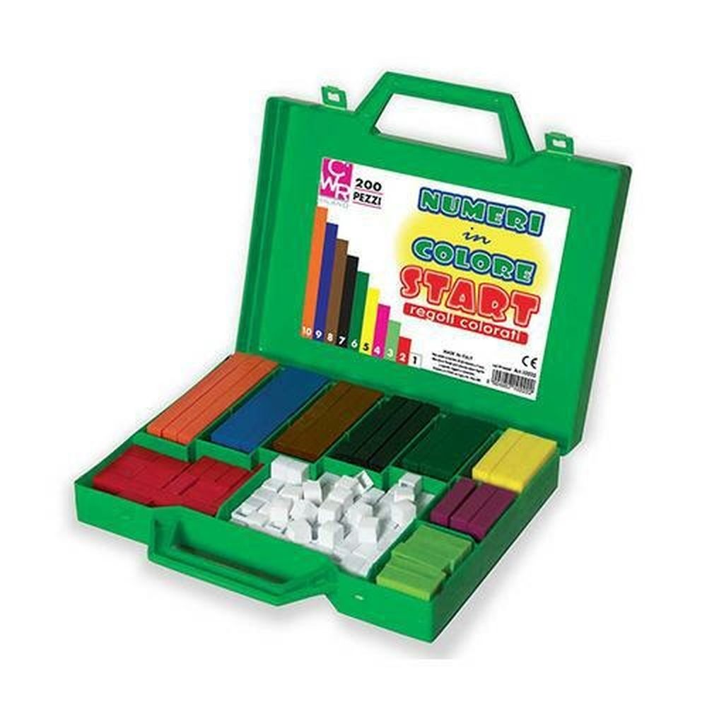 NUMERI IN COLORE VALIGETTA PZ. 200