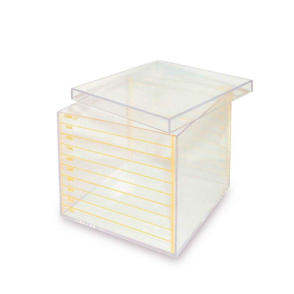 CUBO GRADUATO CM 10X10X10 CON TAPPO