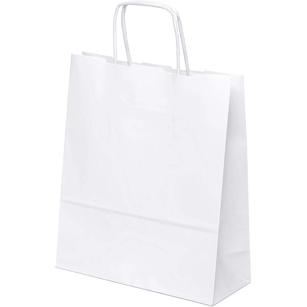 SACCHETTI IN CARTA BIANCO PZ.25 CM. 36X12X41