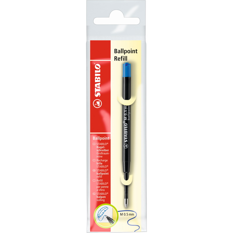 REFILL STABILO BALLPOINT BLU