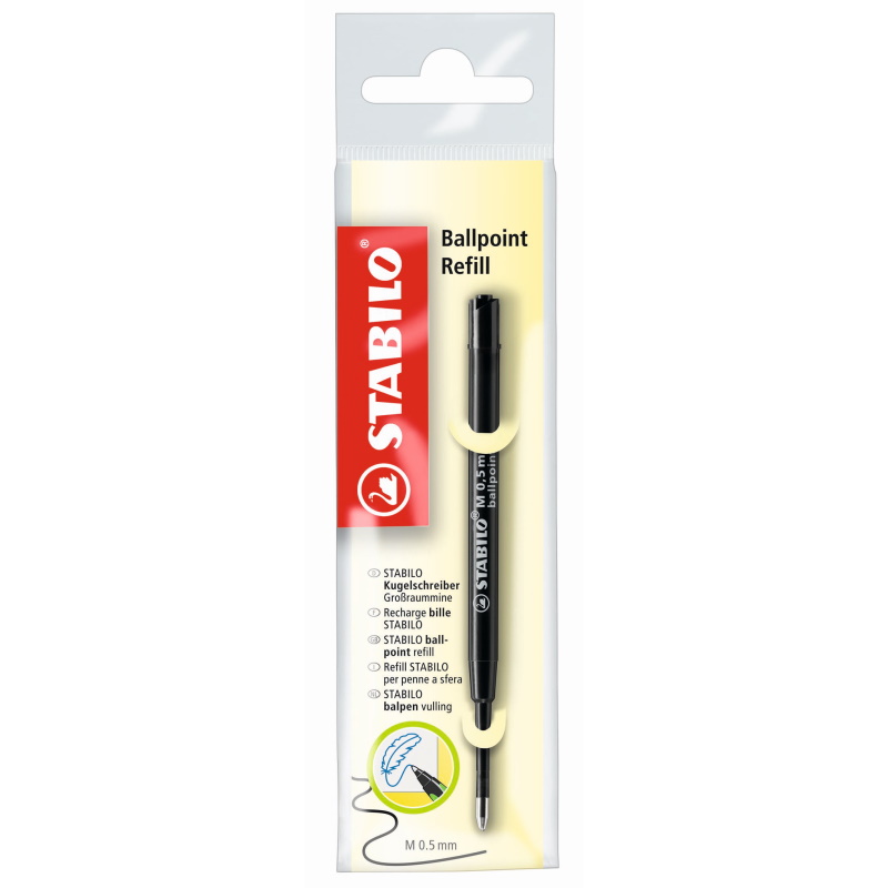 REFILL STABILO BALLPOINT NERO